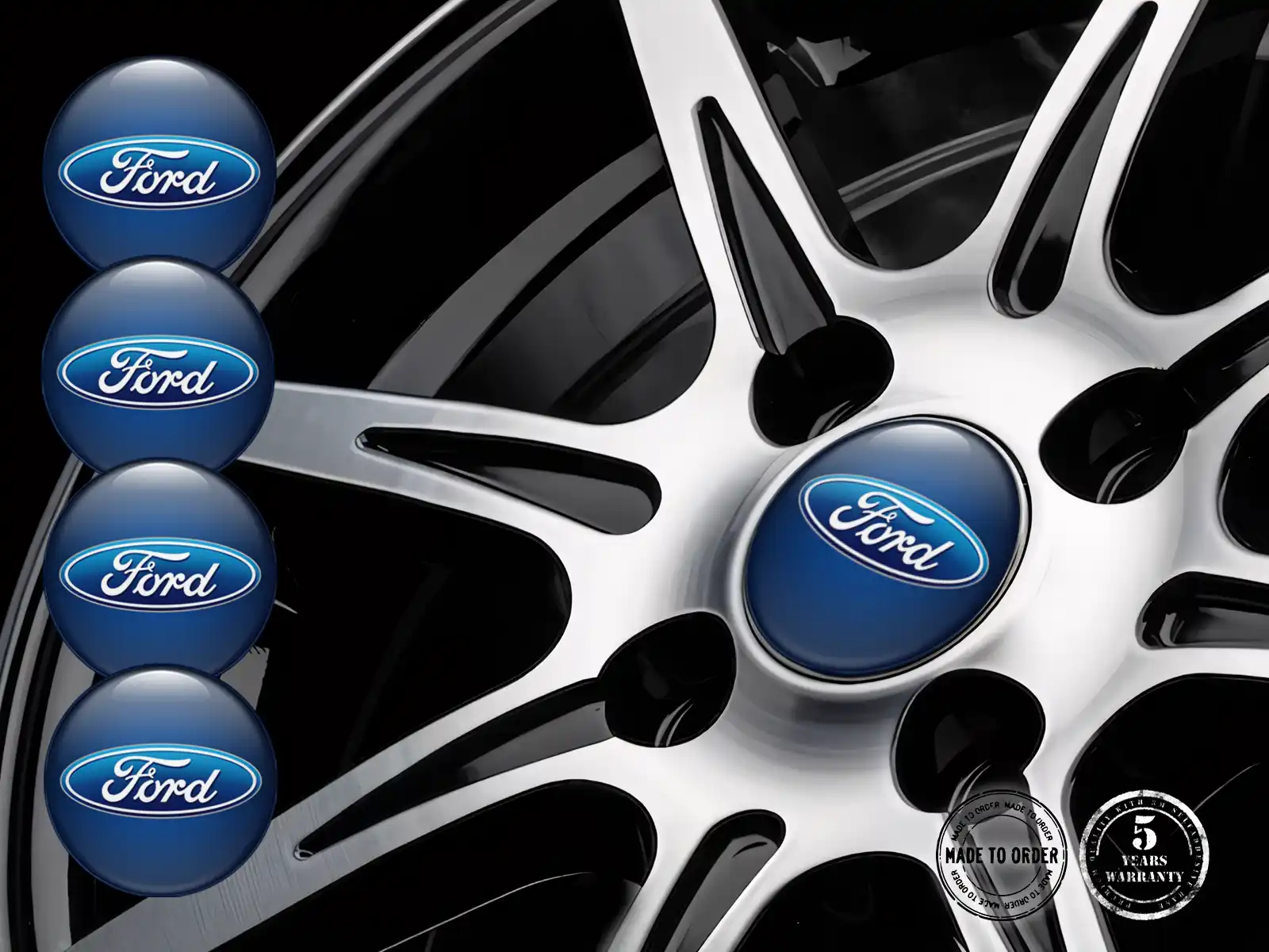 Ford Radplaketten Ausgabe Premium Auto-Labels